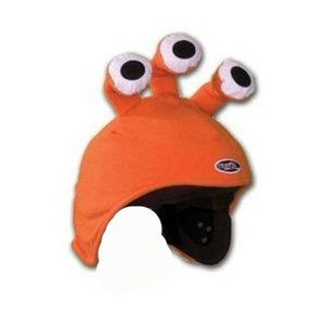 Kid's Unisex Ski Helmet Cover, Alien Eyes